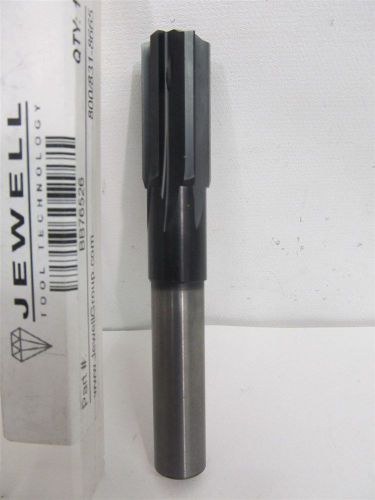 Jewell Tool Technology BB76526, 16mm, Straight Flute, Solid Carbide Reamer
