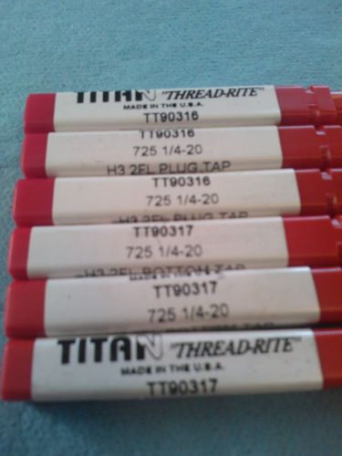 Titan Metric TT93217 &amp; TT93018 Tap with 2 flutes and M3x0.5mm thread size 11pc l
