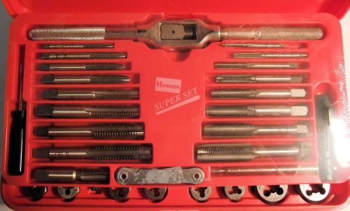 41 piece tap and die set (4-40 -1/2) including 1/8 npt new in handy storage case for sale