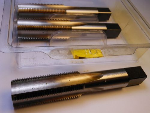 Hand taps -set of 3- 7/8-14 h4 4fl hss bottoming, taper, &amp; plug unf usa [992] for sale