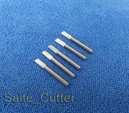 10pc carbide half straight cnc router cutting bits engraving tools 1/8&#034;  3x8mm for sale
