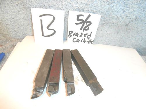 Machinists FP Buy Now USA Tool Bits  B 5/8 Bz Carbide Pre Grounds