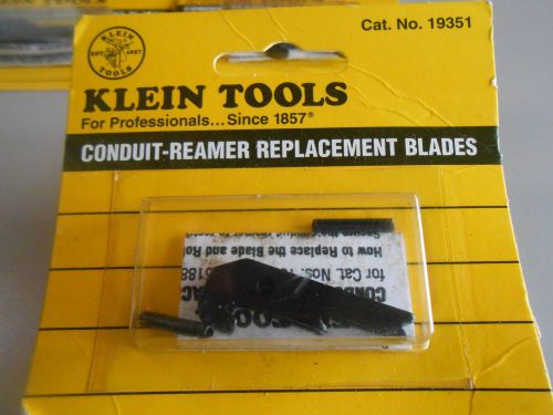 Conduit-reamer replacement blades klein tools for sale