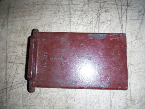 Vintage ammco metal shaper grease pan guard casting for sale