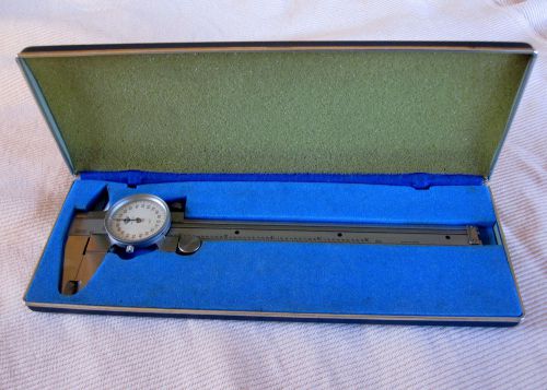 Xlnt japan-made kanon 6&#034; vernier caliper .001 increments w/hard case for sale