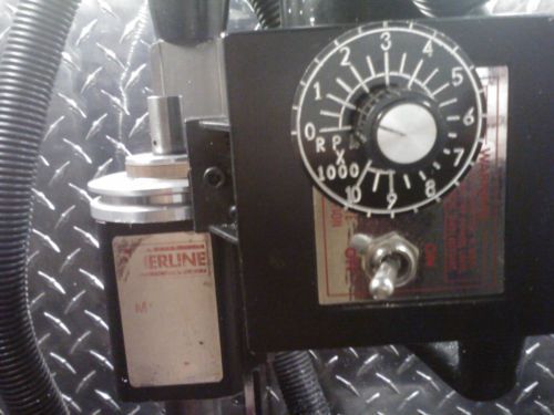 Rpm indicator aluminum plate for sherline 10,000 rpm motors for sale