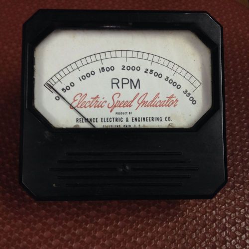 RELIANCE ELECTRIC SPEED INDICATOR FS=3500 RPM