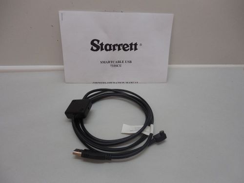 Starrett 733scu smart cable usb output for 733 micrometer new for sale