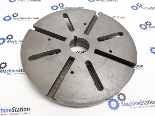 15&#034; slotted mounting face plate for lathe w/ l0 mount for sale