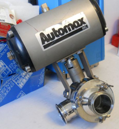 Automax fluidflow lee fluid transfer mecair s85a tri clover mecair actuator ss for sale