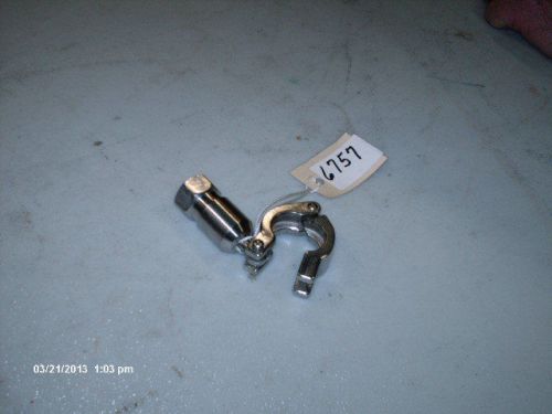 Tri-clover s/s sanitary hd flange clamp 3/4&#034; lot of 5 (new) for sale