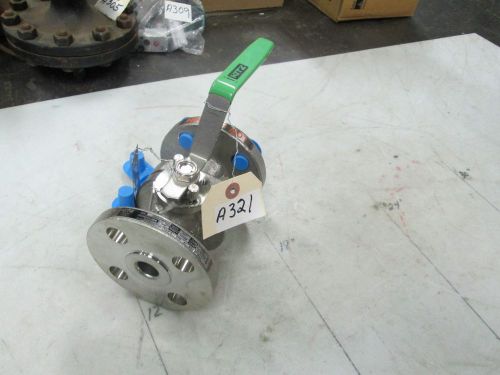 Kitz s/s ball valve fig #300utbzm 3/4&#034; class 300# flange cf8m trim 316 (new) for sale