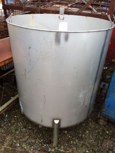 100 gallon open top stainless steel tank for sale