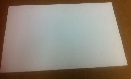 Qty 5 11&#034;x 9&#034; 10mm white sintra expanded pvc sheet for sale