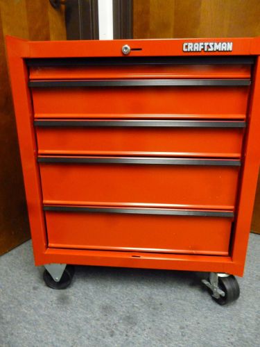 Craftsman 5 drawers workbench, red module on wheels w/five slide drawers (c122) for sale