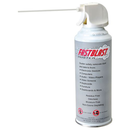 Fast blast duster 10 oz. can air removes dust and debris 340-500 for sale