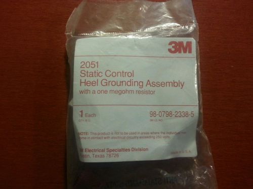 NIB 3M Static Control Heel Grounding Assembly 2051
