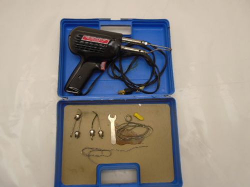 WELLER D-550 DUAL HEAT 6 PIECE SOLDERING KIT USED SOLD AS IS FREE SHIPPING IN US