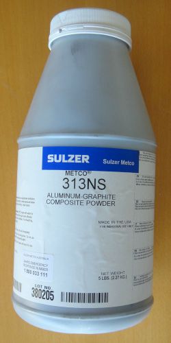 Sulzer metco 5lb 313ns powder fresh and sealed bottles for sale