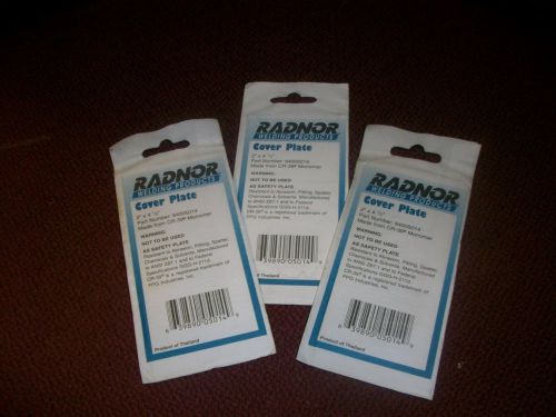 Radnor Cover Plate 2&#034;x4 1/4&#034; Part # 64005014 (Lot of 10)