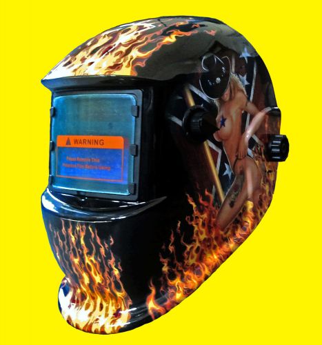 New pro  welding helmet auto darkening mig!! tig arc hood hot girl 777hg! for sale