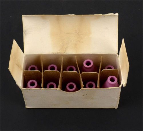 Box of 10 - Size 4 Weldcraft Alumina Nozzles for Torch H-16 H-36
