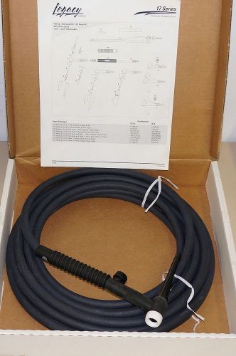 1 pc legacy weld craft 17fxv25rlgc torch pkg tig torches 25&#039; (7.6m) rubber 150a for sale