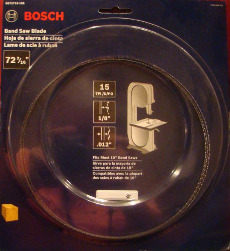 Bosch 72-7/16-in L x 1/8-in Band Saw Blade BS72716-15S~Fits Most 10&#034; Saws