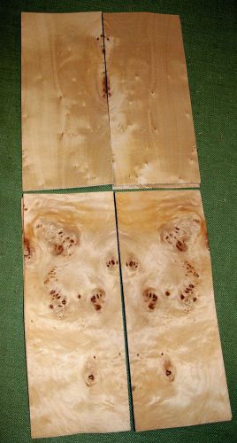 18 leafs @ 12&#034; x 5&#034; of Mappa Burl Bookmatched Craft Veneer (#v1380)