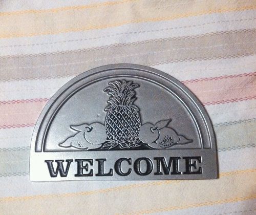 Pewtarex WELCOME Plaque use for craft