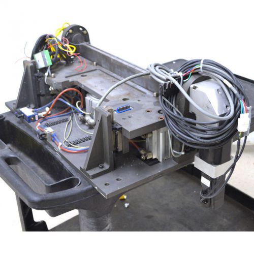 A-b servo driven automated motor brake test press w/ smc cylinders &amp; sensors for sale