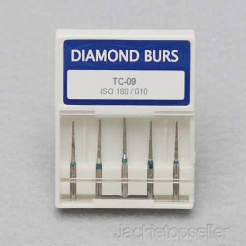 10pcs/2boxes Dental High Handpiece Diamond Burs Flat-end Tapered Medium FG1.6M