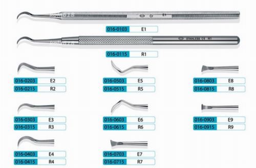 10 PCS KangQiao Better Price Instrument Scalers E8 (eight-angle handle)