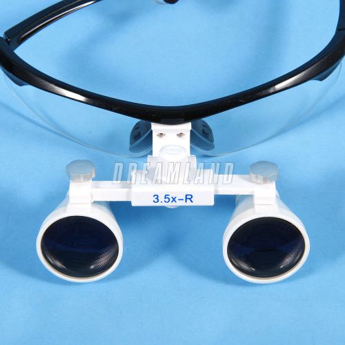 Dental Surgical Medical Binocular Loupes Glasses Magnifier 3.5 X Black Dentist