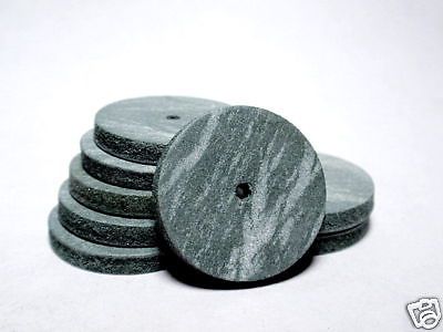 25 rubber polishing wheels dremel rotary tool jewelry dental green 180 grit for sale