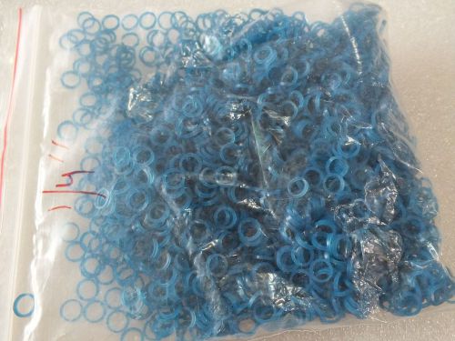 DENTAL  ORTHODONTIC LIGATURE RINGS BLUE SIZE 1/4 INCH QTY-2000.