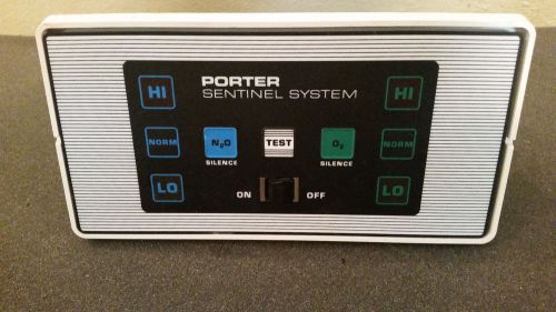 Porter Sentinel System Model 5251 Dental Wall Mount Nitrous, O2 Control Switch
