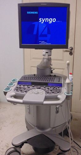 SIEMENS ACUSON S1000 Ultrasound System (2013) With Probes 9EVF4 and 7CF2