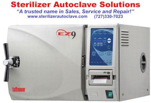Tuttnauer ez9 - the fully automatic autoclave - 2 yr warranty for sale