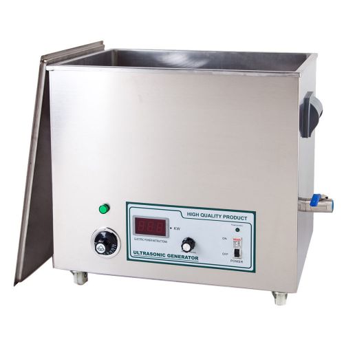 36L Industrial Ultrasonic Cleaner Heater 600W 28KHz Watches Dental