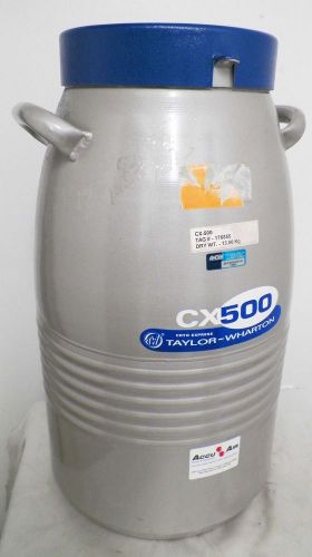 TAYLOR WHARTON CRYO EXPRESS CX500 CX-500B-0 LIQUID NITROGEN TRANSFER VESSEL