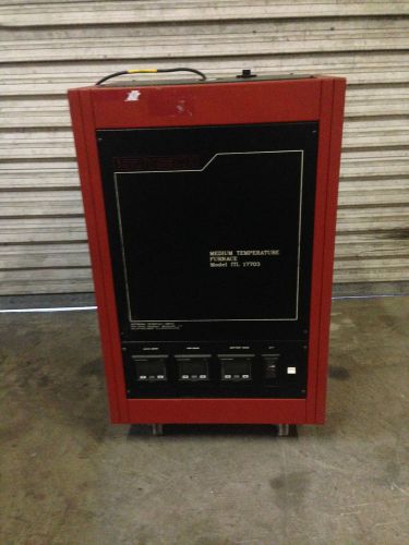 Isothermal medium temperature 3 zone furnace model itl 17703 for sale
