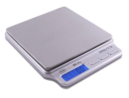 2000g x 0.1g Pocket Scale SC-2KG Troy Ounce Stainless American Weigh Scales AMW