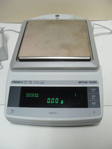 Mettler PG6002-S balance scale 6100.01g, 90 day warranty