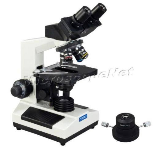40X-2000X Binocular Compound Laboratory Microscope with Darkfield Condenser