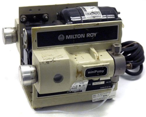 Milton Roy High-Pressure MiniPump 92014901 6000PSI +Bodine NS1-33R Gearmotor