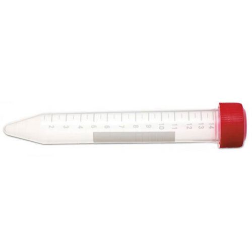 Polypropylene 15ml conical centrifuge tubes with screw caps - sterile  17mm x... for sale