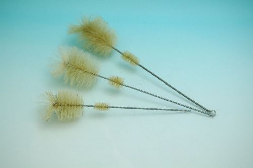 Lab flask brush  bottle cleaning brush(a set of 3 pieces ) new for sale