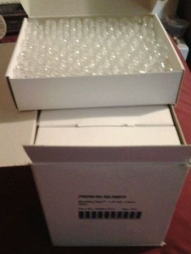 New perkin elmer double top 1.8 ml clear vials case of 5 boxes of 100 vials for sale