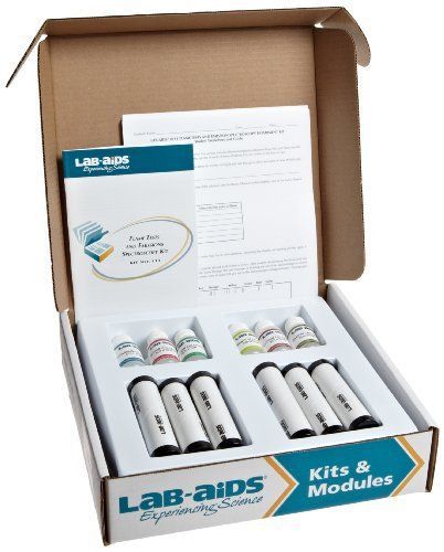 NEW Lab-Aids 111 55 Piece Flame Tests and Emission Spectroscopy Experiment Kit